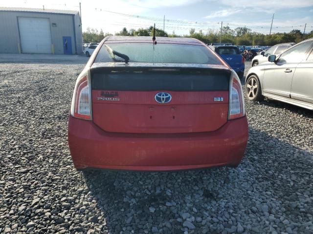 JTDKN3DU7D1693268 - 2013 TOYOTA PRIUS 红色 照片 6