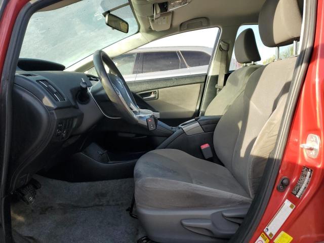 JTDKN3DU7D1693268 - 2013 TOYOTA PRIUS 红色 照片 7