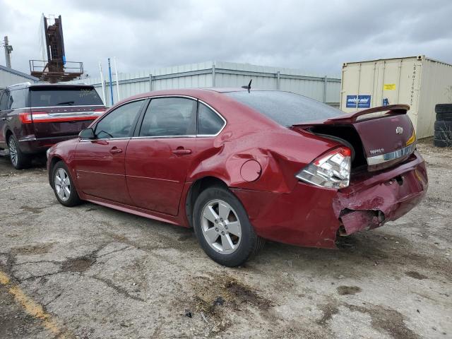 2G1WB5EK9A1192674 - 2010 CHEVROLET IMPALA LT RED photo 2