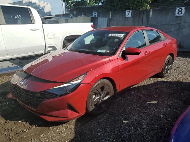 KMHLS4AG1NU367463 - 2022 HYUNDAI ELANTRA SEL RED photo 1