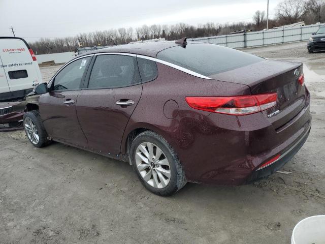 5XXGT4L31JG271927 - 2018 KIA OPTIMA LX MAROON photo 2