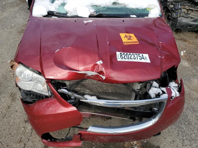 2C4RC1CG6DR558315 - 2013 CHRYSLER TOWN & COU TOURING L BURGUNDY photo 12