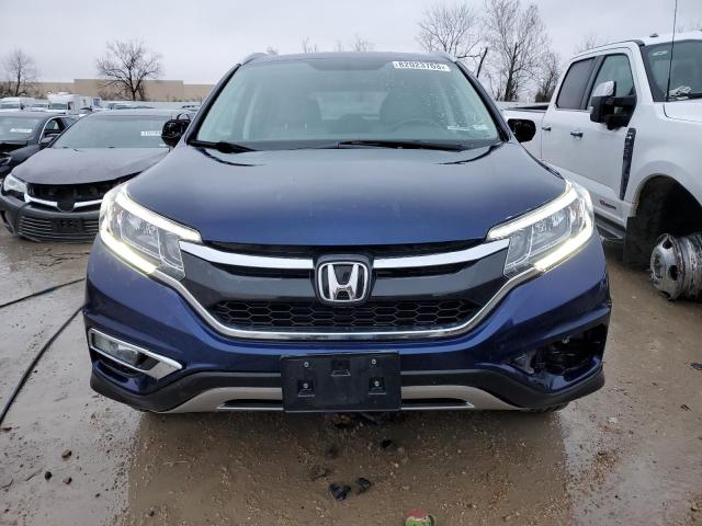 5J6RM4H79FL076631 - 2015 HONDA CR-V EXL BLUE photo 5