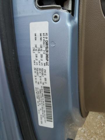 2C4RC1CG4CR297703 - 2012 CHRYSLER TOWN & COU TOURING L BLUE photo 12