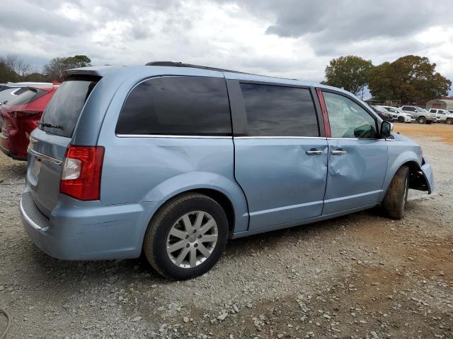 2C4RC1CG4CR297703 - 2012 CHRYSLER TOWN & COU TOURING L BLUE photo 3