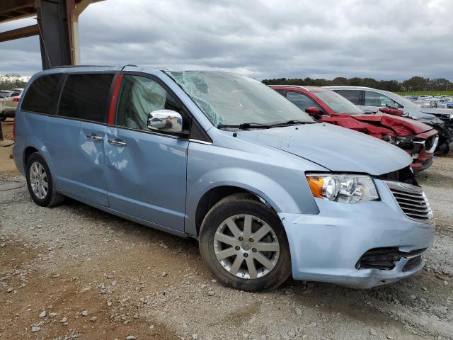 2C4RC1CG4CR297703 - 2012 CHRYSLER TOWN & COU TOURING L BLUE photo 4