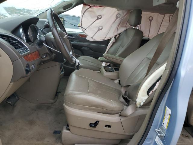2C4RC1CG4CR297703 - 2012 CHRYSLER TOWN & COU TOURING L BLUE photo 7