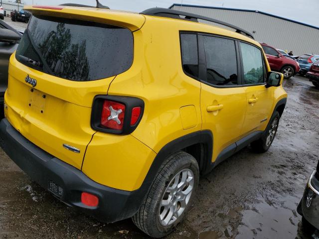 ZACCJBBB1HPE81094 - 2017 JEEP RENEGADE LATITUDE YELLOW photo 3