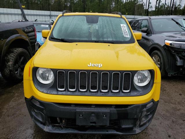 ZACCJBBB1HPE81094 - 2017 JEEP RENEGADE LATITUDE YELLOW photo 5