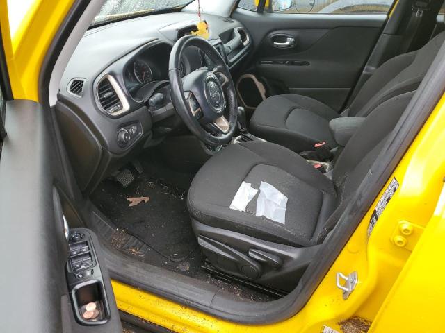 ZACCJBBB1HPE81094 - 2017 JEEP RENEGADE LATITUDE YELLOW photo 8