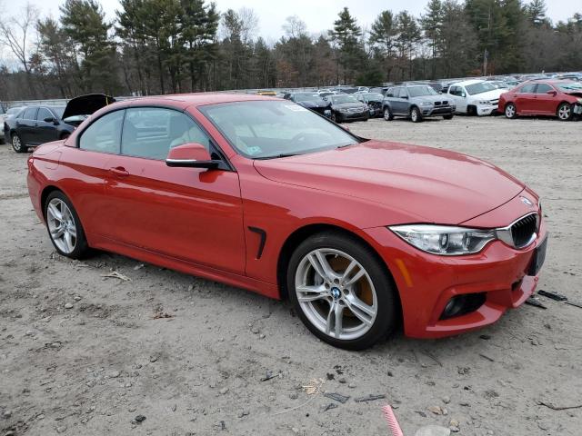 WBA3T7C54G5A38025 - 2016 BMW 435 XI RED photo 4