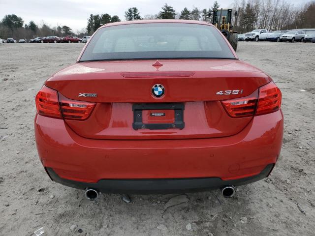 WBA3T7C54G5A38025 - 2016 BMW 435 XI RED photo 6