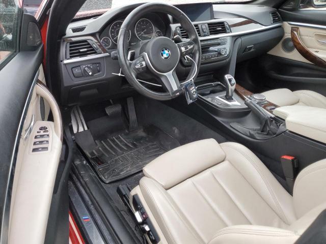 WBA3T7C54G5A38025 - 2016 BMW 435 XI RED photo 8