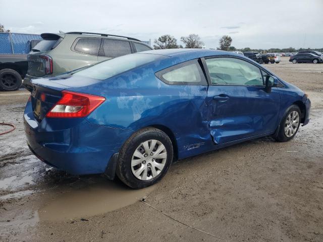 2HGFG3B59CH551853 - 2012 HONDA CIVIC LX BLUE photo 3