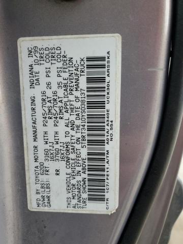 5TBRT3410YS038137 - 2000 TOYOTA TUNDRA ACCESS CAB ვერცხლისფერი ფოტო 13