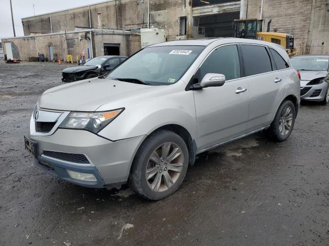 2HNYD2H50BH521358 - 2011 ACURA MDX ADVANCE SILVER photo 1