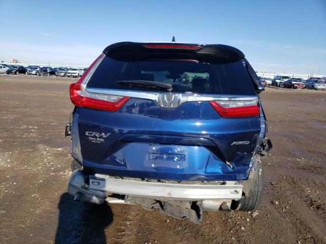 2HKRW2H84JH677732 - 2018 HONDA CR-V EXL BLUE photo 6