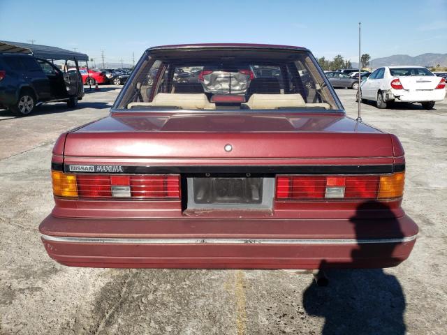 JN1HU111XHX848722 - 1987 NISSAN MAXIMA RED photo 6