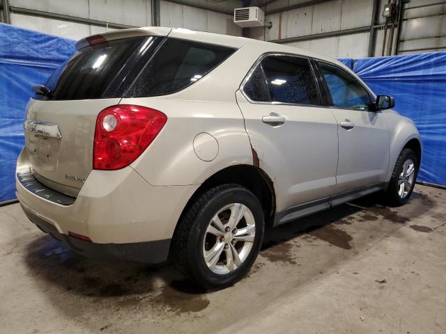 2GNALBEK6C6162106 - 2012 CHEVROLET EQUINOX LS BEIGE photo 3