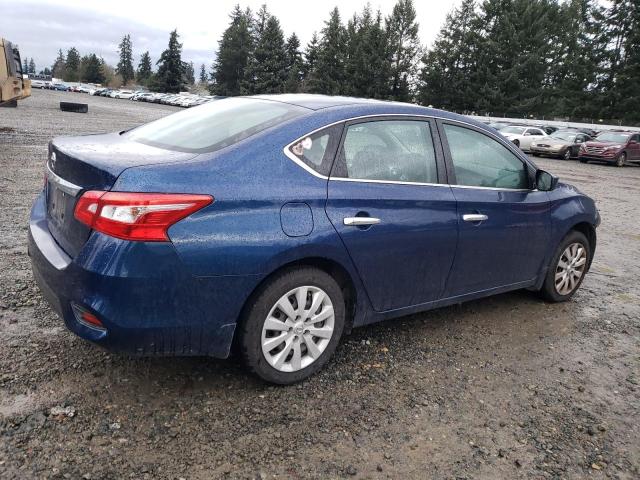 3N1AB7AP0KY329957 - 2019 NISSAN SENTRA S BLUE photo 3