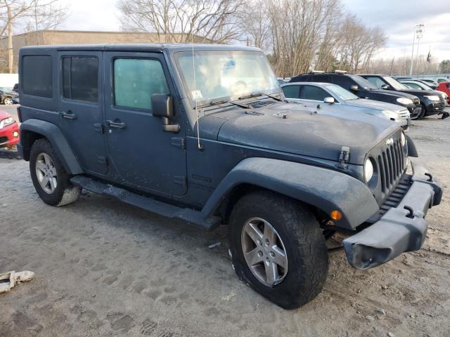 1C4BJWDG0GL258494 - 2016 JEEP WRANGLER U SPORT GRAY photo 4