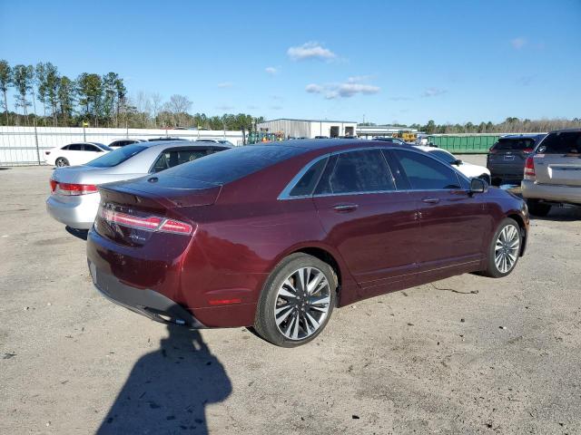 3LN6L5F94JR619430 - 2018 LINCOLN MKZ RESERVE ბურგუნდია ფოტო 3