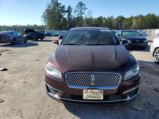 3LN6L5F94JR619430 - 2018 LINCOLN MKZ RESERVE BURGUNDY photo 5