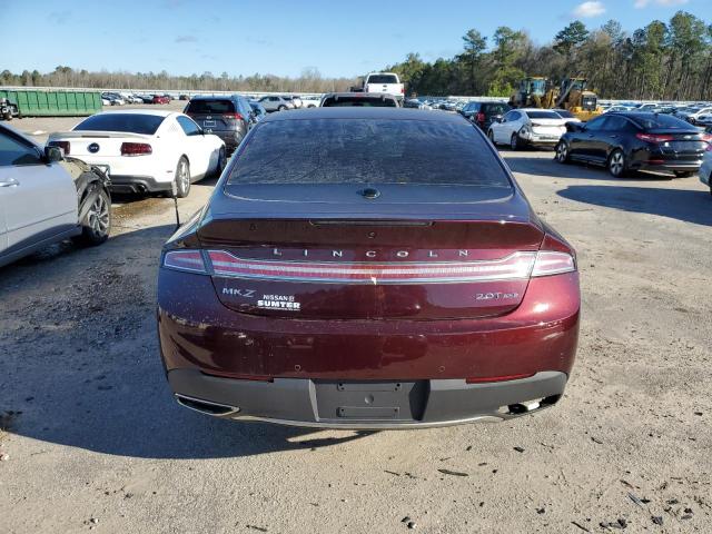 3LN6L5F94JR619430 - 2018 LINCOLN MKZ RESERVE ბურგუნდია ფოტო 6