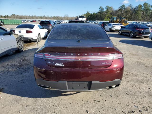 3LN6L5F94JR619430 - 2018 LINCOLN MKZ RESERVE BURGUNDY photo 6