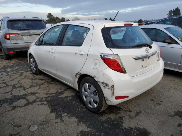 VNKKTUD31EA000867 - 2014 TOYOTA YARIS WHITE photo 2