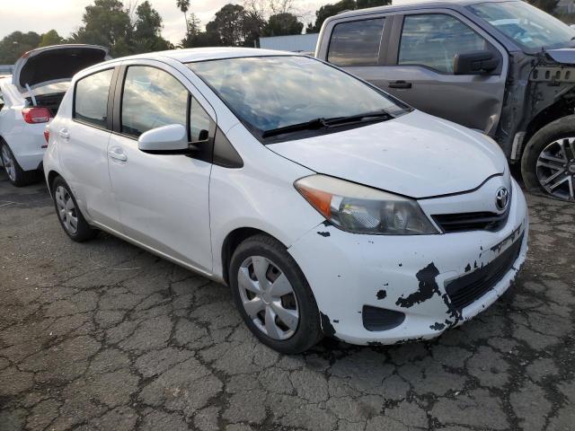 VNKKTUD31EA000867 - 2014 TOYOTA YARIS WHITE photo 4