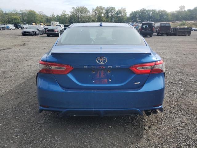 4T1B11HK9KU296502 - 2019 TOYOTA CAMRY L BLUE photo 6