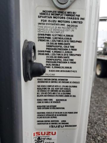 54DC4W1B5GS807421 - 2016 ISUZU NPR HD WHITE photo 14