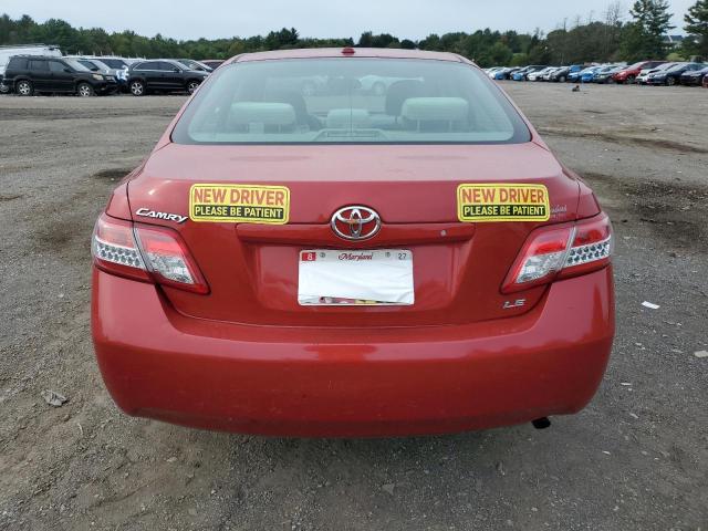 4T1BF3EK0BU629249 - 2011 TOYOTA CAMRY BASE RED photo 6