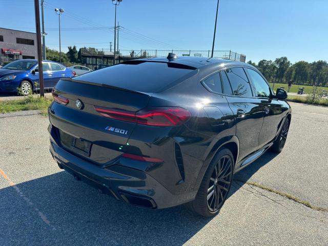 5UXCY8C04N9J92363 - 2022 BMW X6 M50I BLACK photo 4