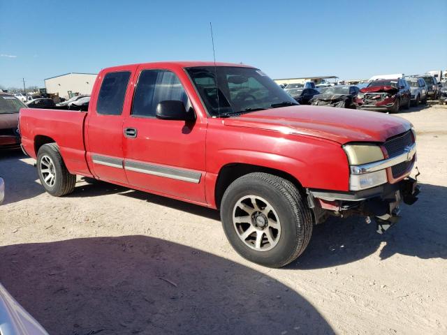 1GCEC19X75Z291991 - 2005 CHEVROLET SILVERADO C1500 RED photo 4