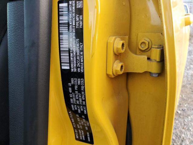 ZACCJBCB6HPE46775 - 2017 JEEP RENEGADE TRAILHAWK YELLOW photo 13