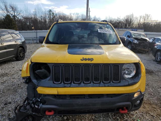 ZACCJBCB6HPE46775 - 2017 JEEP RENEGADE TRAILHAWK YELLOW photo 5