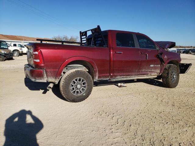 3C6UR5GL2NG127234 - 2022 RAM 2500 LONGHORN RED photo 3