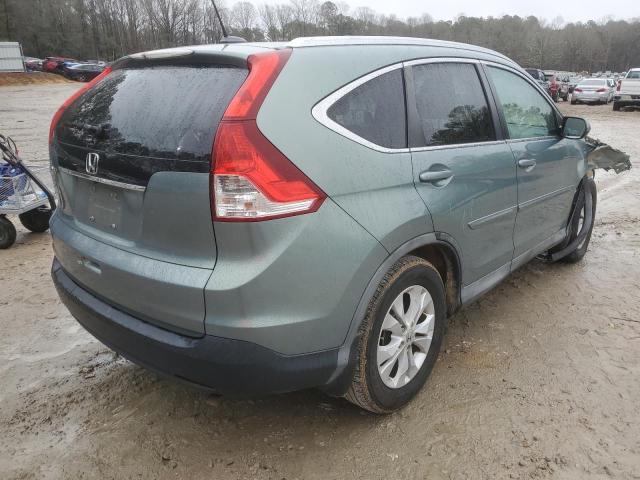 2HKRM3H70CH512928 - 2012 HONDA CR-V EXL TEAL photo 3