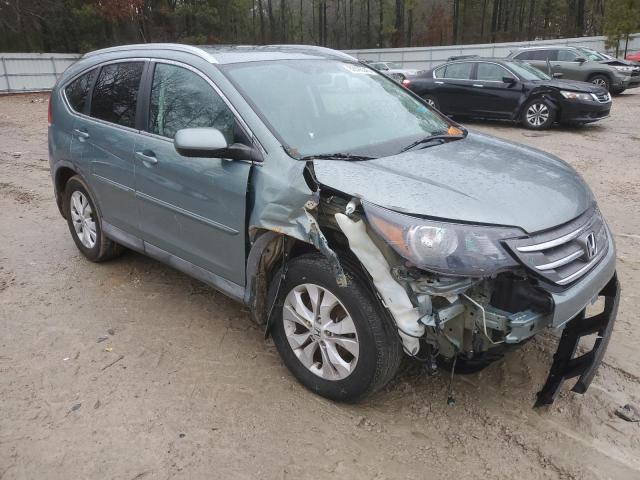 2HKRM3H70CH512928 - 2012 HONDA CR-V EXL TEAL photo 4