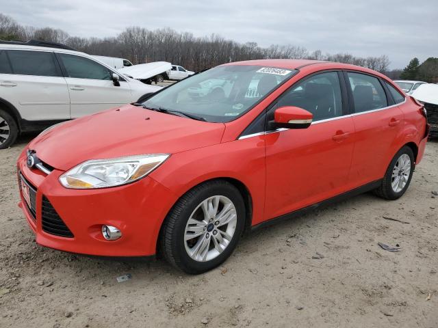 1FAHP3H27CL457869 - 2012 FORD FOCUS SEL RED photo 1