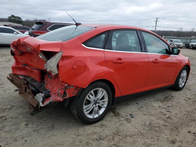 1FAHP3H27CL457869 - 2012 FORD FOCUS SEL RED photo 3