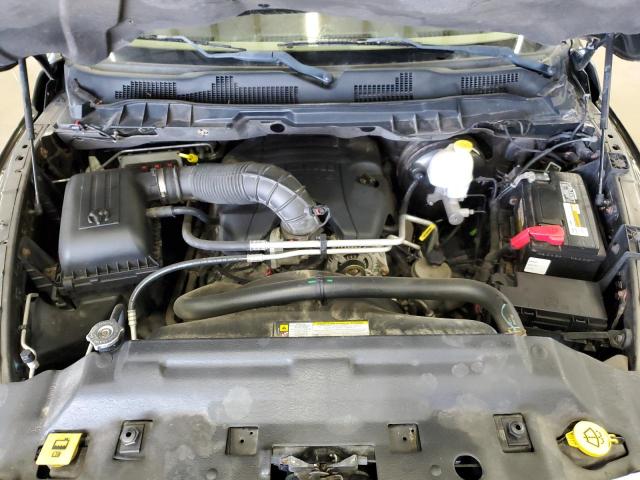 1C6RD7LT9CS148612 - 2012 DODG RAM 1500 SLT GREEN photo 11