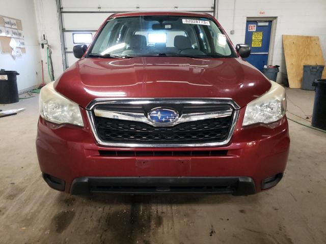 JF2SJAAC4EH429835 - 2014 SUBARU FORESTER 2.5I RED photo 5