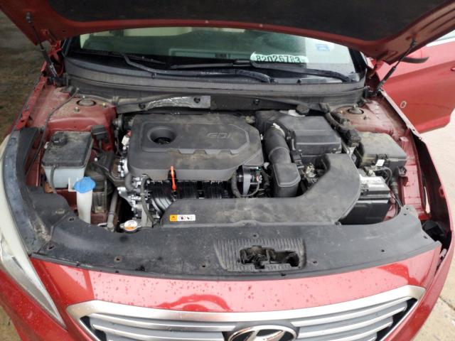 5NPE24AF4GH260764 - 2016 HYUNDAI SONATA SE RED photo 11