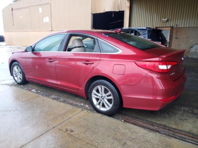 5NPE24AF4GH260764 - 2016 HYUNDAI SONATA SE RED photo 2