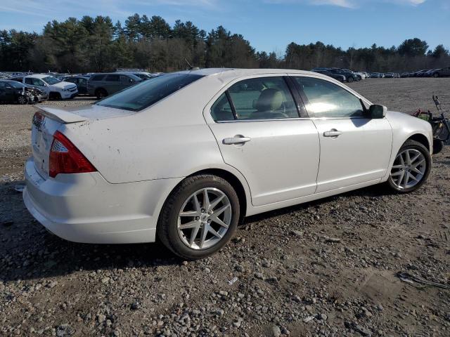 3FAHP0JG5BR277956 - 2011 FORD FUSION SEL WHITE photo 3