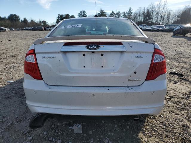 3FAHP0JG5BR277956 - 2011 FORD FUSION SEL WHITE photo 6