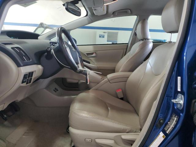 JTDKN3DUXA0091479 - 2010 TOYOTA PRIUS ლურჯი ფოტო 7